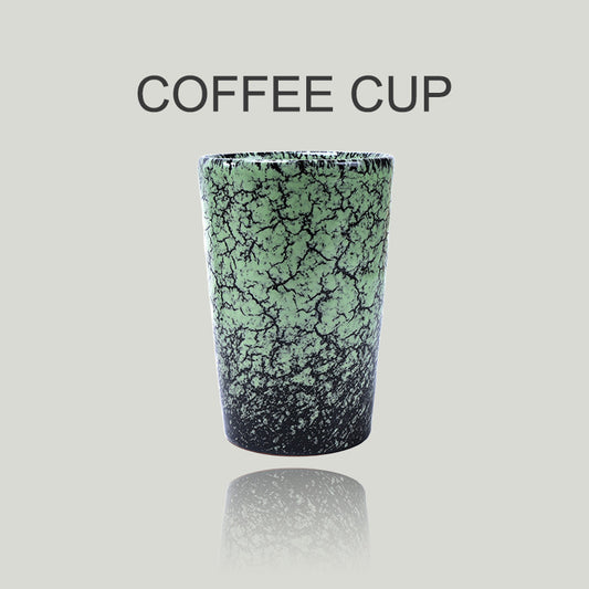 Ceramic kiln-change coffee mug, 360ml large capacity, handheld water cup for home and office, kiln-change art
