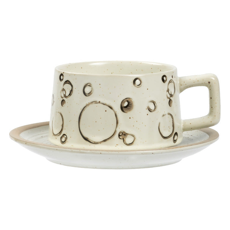 Artisan Hand-Painted Cup & Saucer Set | Premium Coffee Series