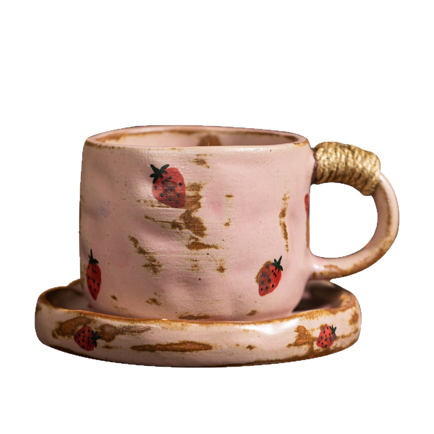 Aesthetic Cherry Blossom Cup & Saucer Set | Spring Morning Ritual