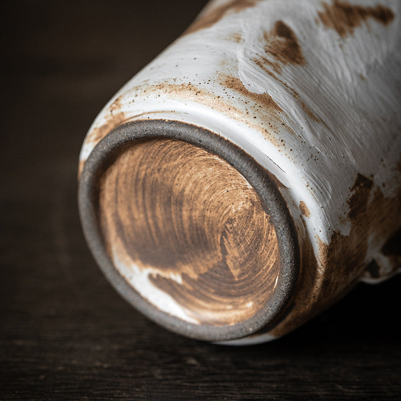 Japanese Wabi-Sabi Coarse Clay Mug | Minimalist Artisan Series