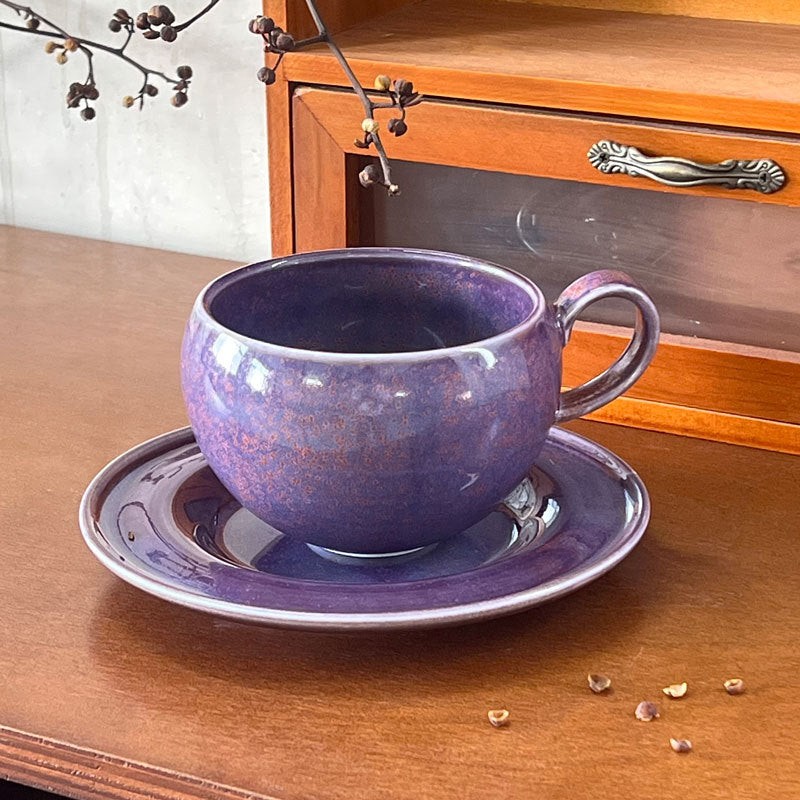 Textured Wabi-Sabi Kiln-Fired Cup | Earthy Artisan Mug