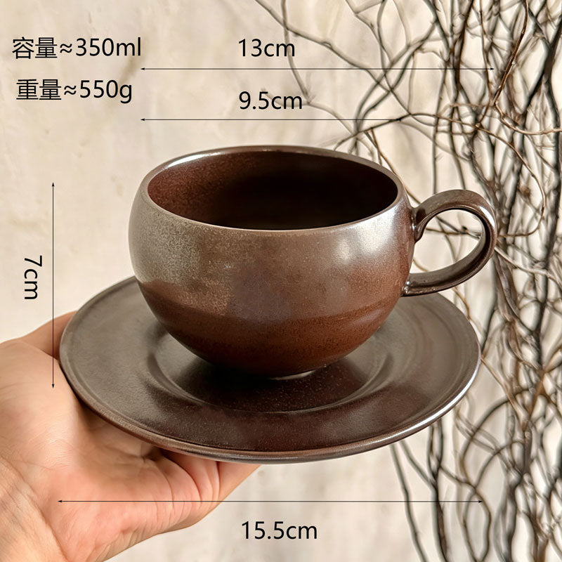 Textured Wabi-Sabi Kiln-Fired Cup | Earthy Artisan Mug