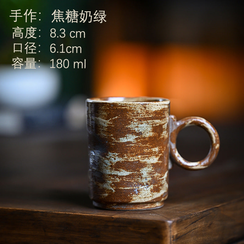 Ceramic coffee cups, vintage mugs, latte art cups, Japanese hand-brewed coffee cups, afternoon tea paired cups, office cups