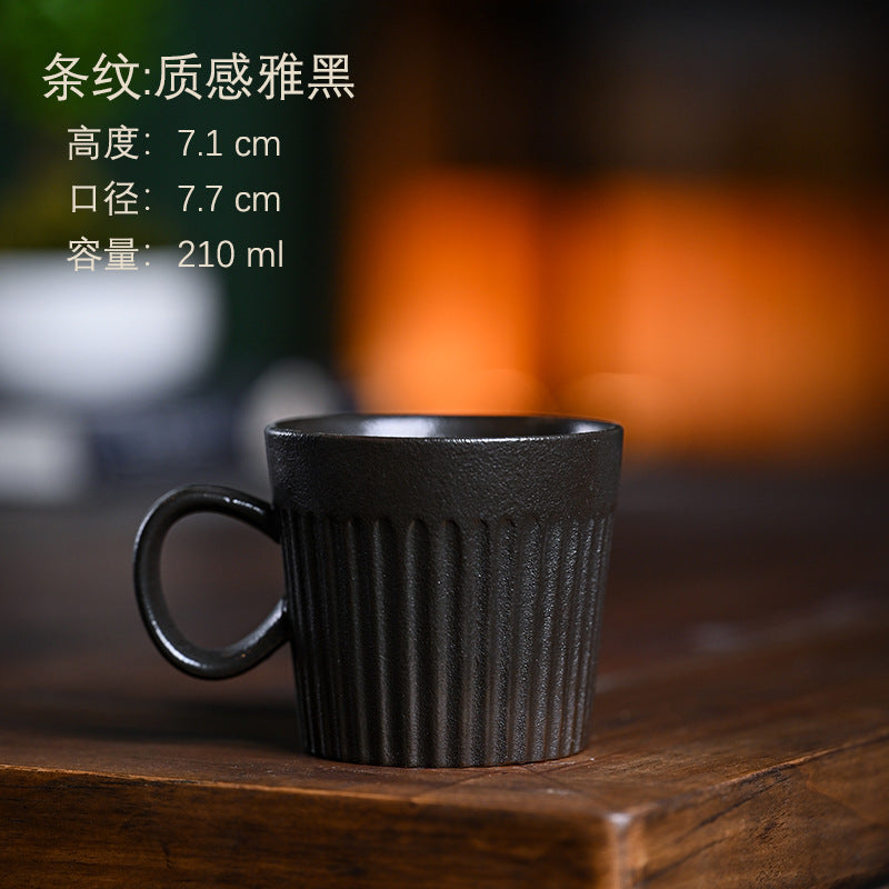 Ceramic coffee cups, vintage mugs, latte art cups, Japanese hand-brewed coffee cups, afternoon tea paired cups, office cups