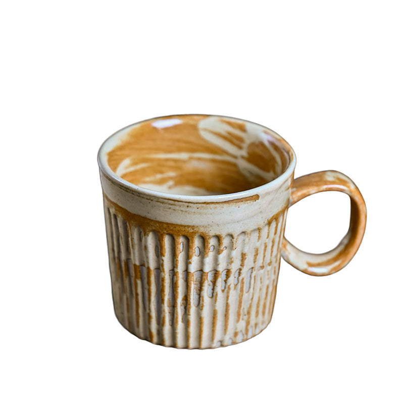 Ceramic coffee cups, vintage mugs, latte art cups, Japanese hand-brewed coffee cups, afternoon tea paired cups, office cups