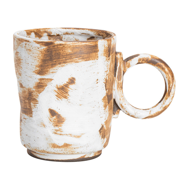 Japanese Wabi-Sabi Coarse Clay Mug | Minimalist Artisan Series
