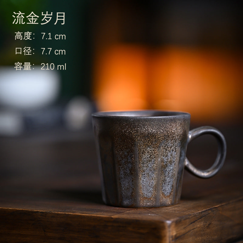 Ceramic coffee cups, vintage mugs, latte art cups, Japanese hand-brewed coffee cups, afternoon tea paired cups, office cups