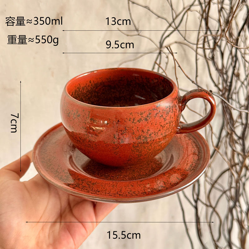 Textured Wabi-Sabi Kiln-Fired Cup | Earthy Artisan Mug
