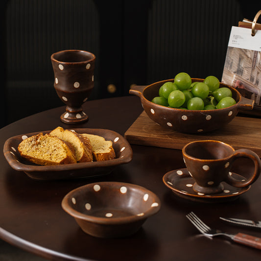 Ceramic Coffee Cup & Saucer — Artisan Series