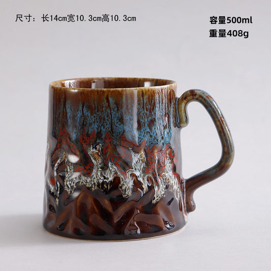 Professional Barista Gold-Rimmed Mug - Slate Grey